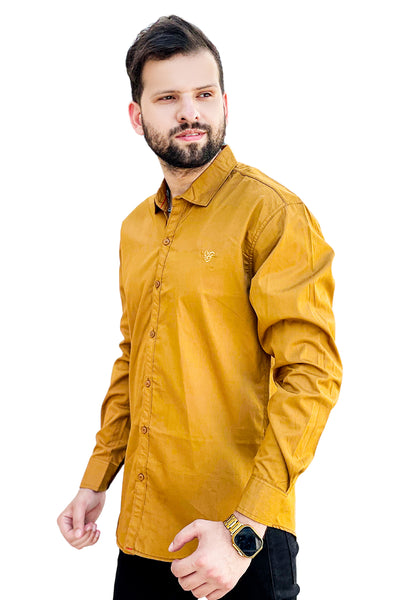 Plain cotton full sleeve shirt