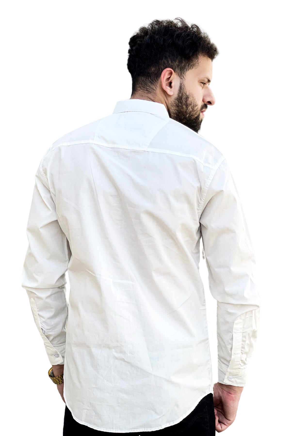 Plain cotton full sleeve shirt