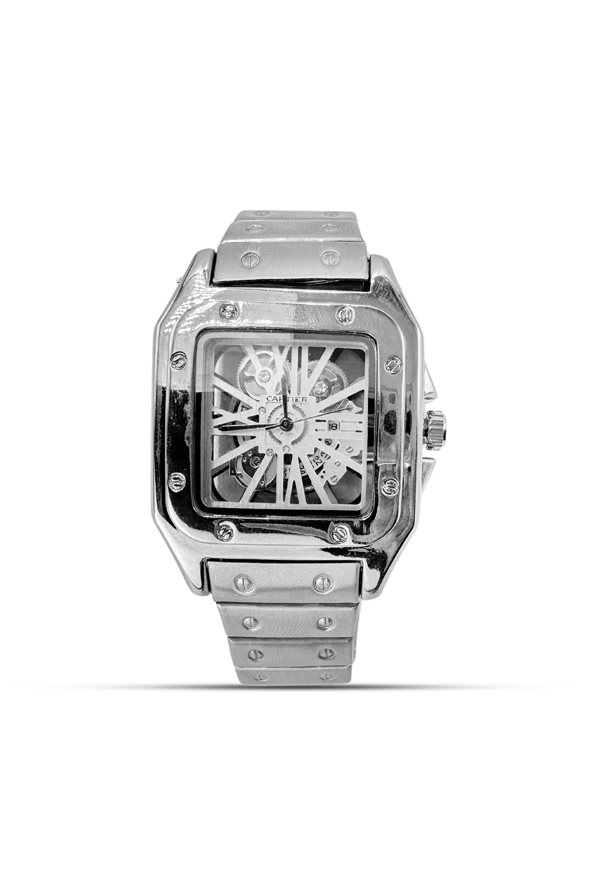 Cartier Sliver Luxury Watch