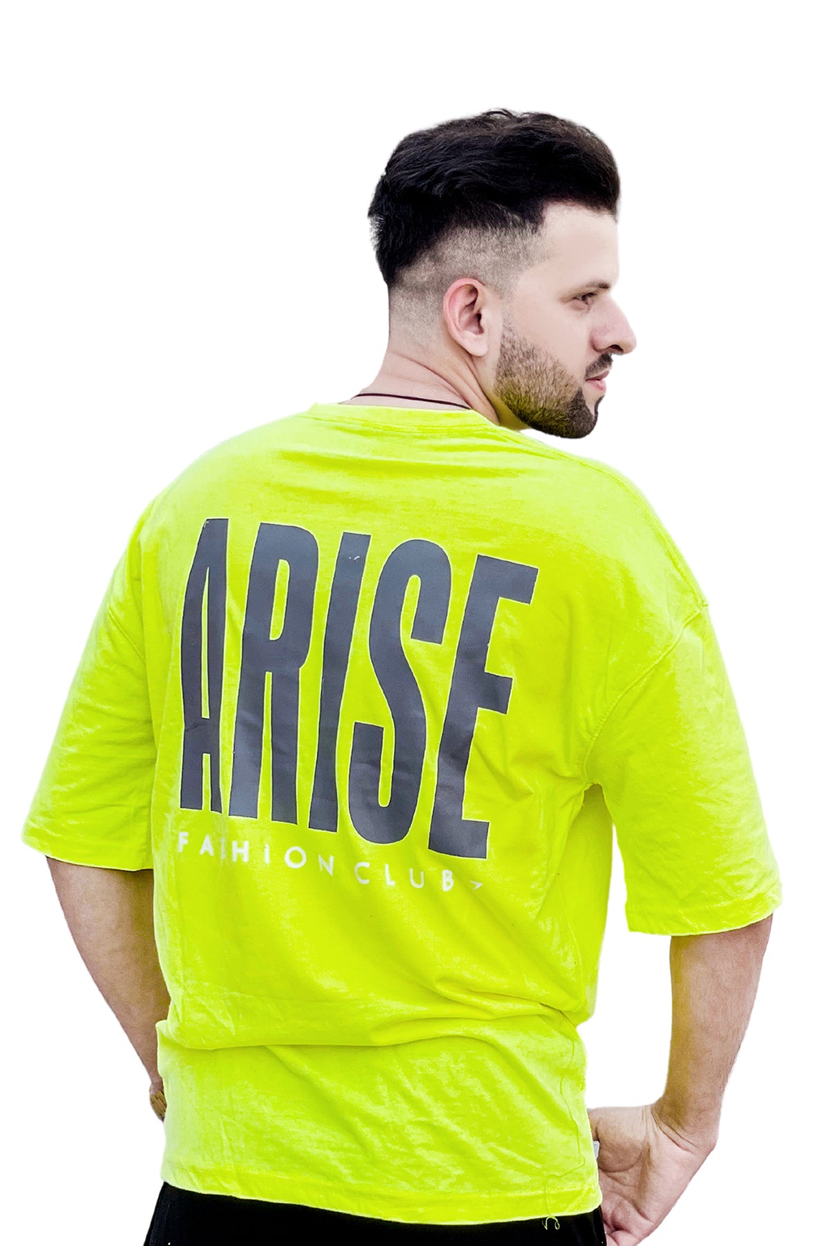 Arise Printed Down Shoulder T Shirt