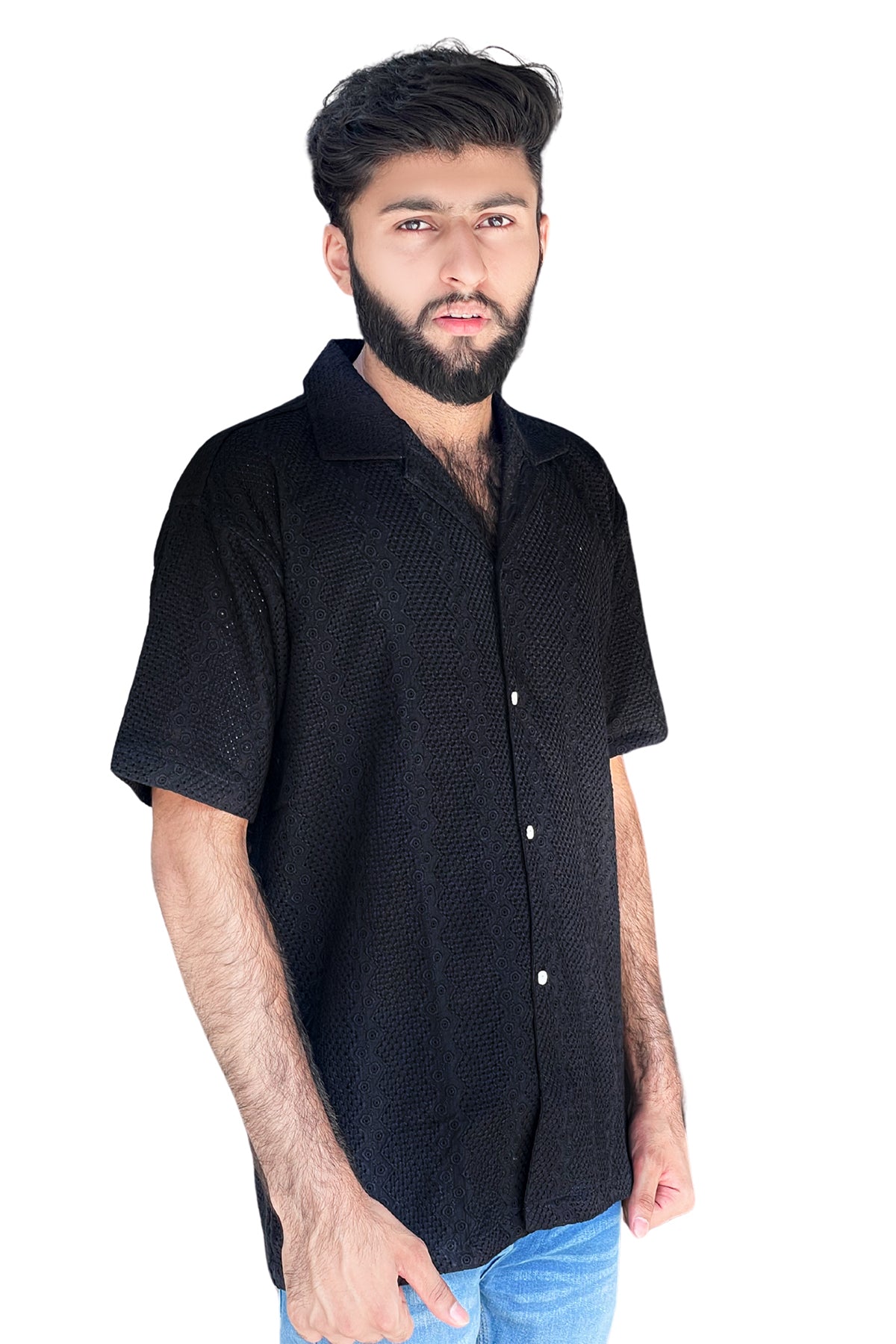 BLACK CHICKEN KARI SHIRT