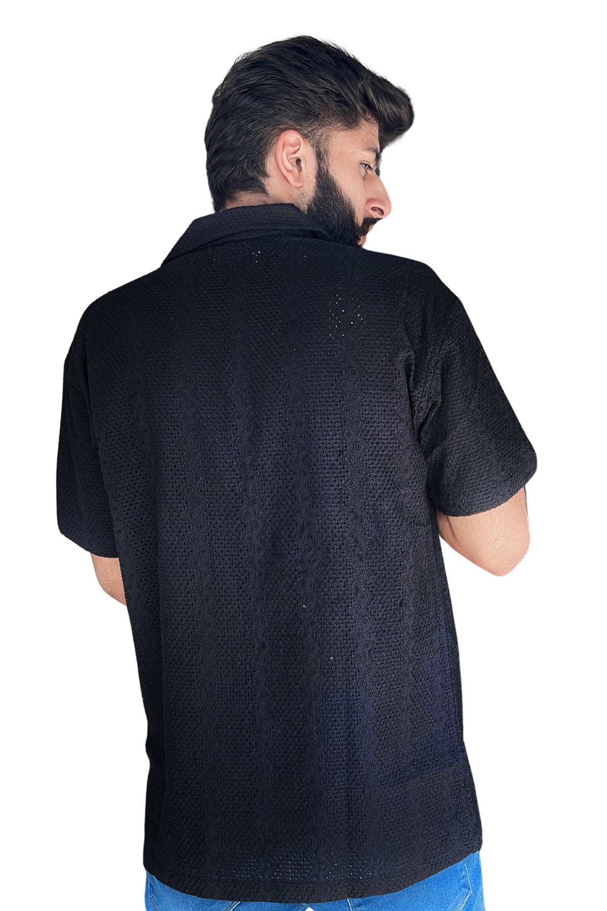 BLACK CHICKEN KARI SHIRT