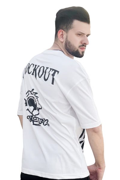 Fear kills down shoulder tshirt premium quality