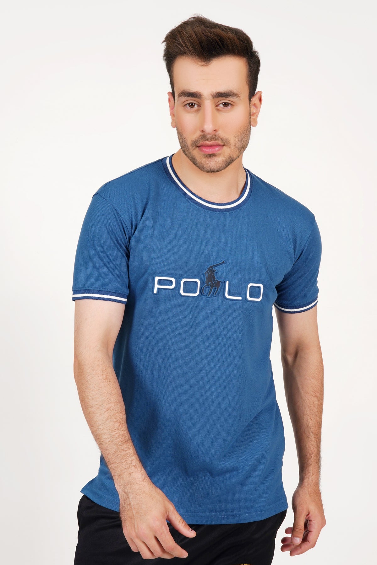 Polo embose T-shirt