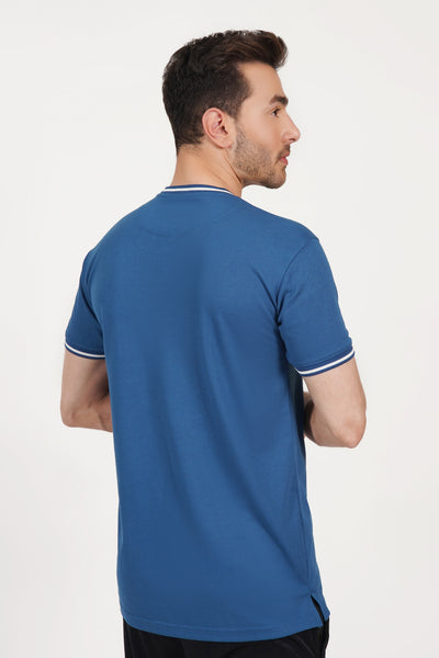 Polo embose T-shirt