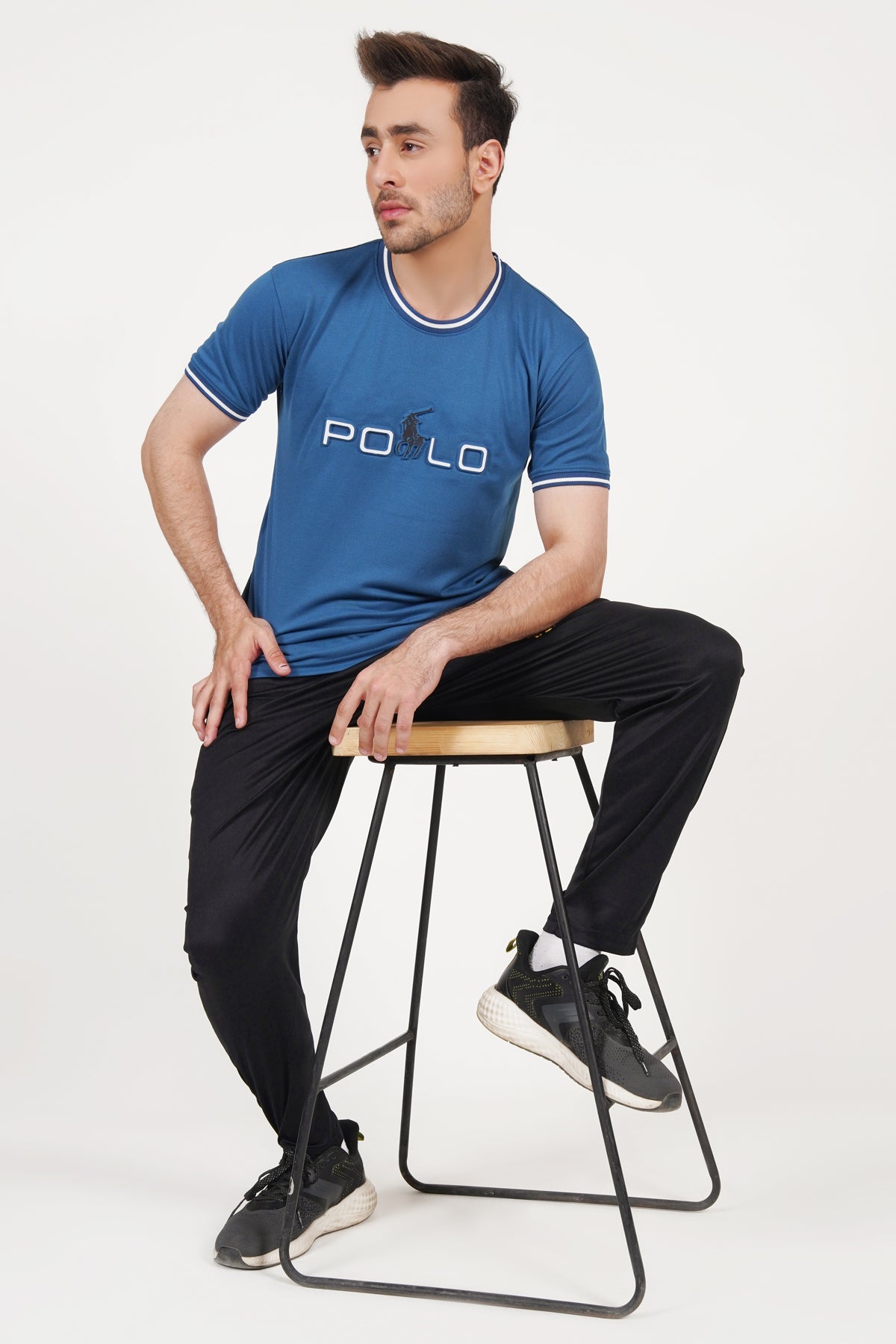 Polo embose T-shirt