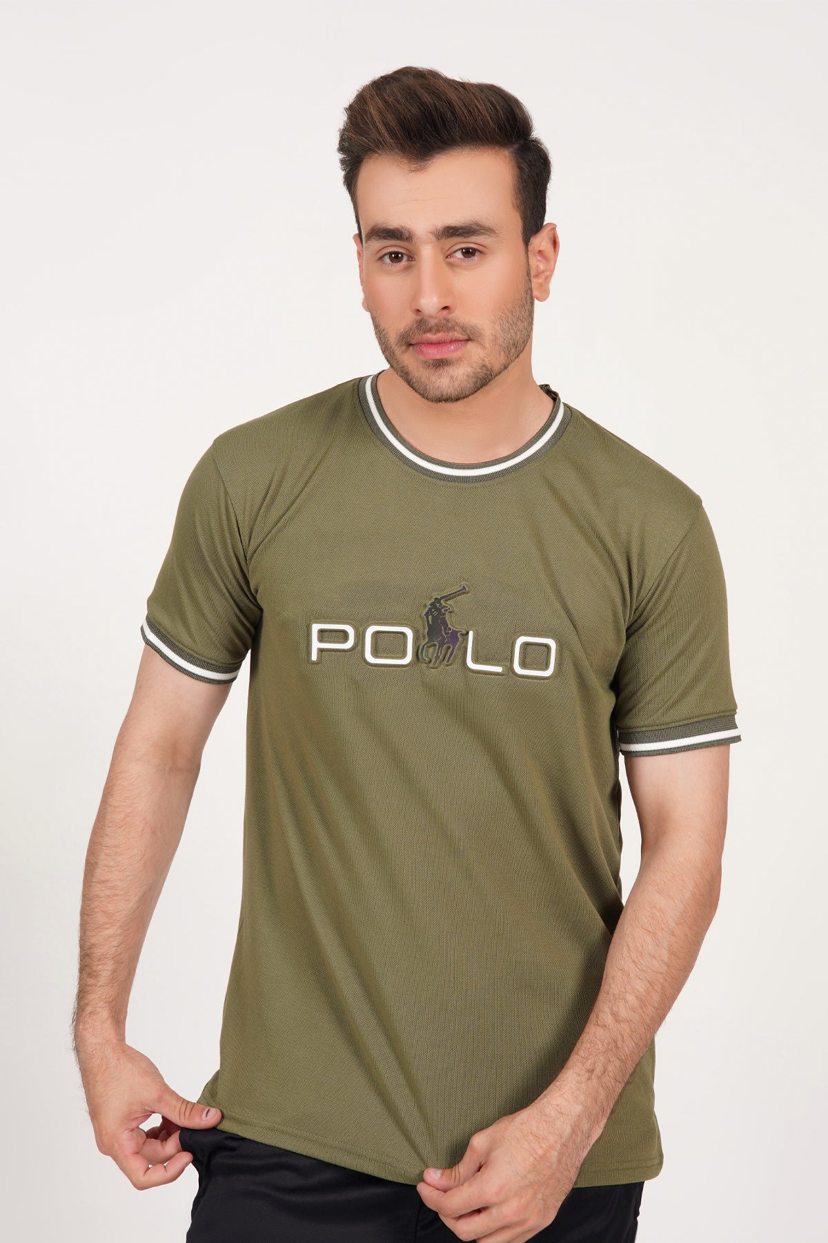 Polo embose T-shirt