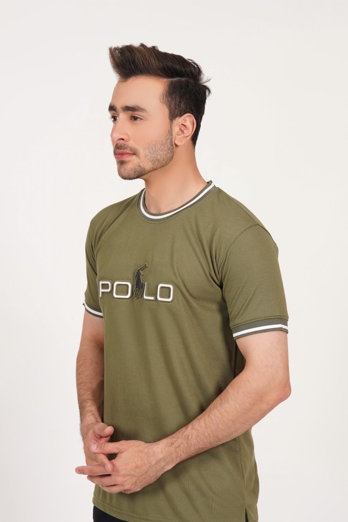 Polo embose T-shirt