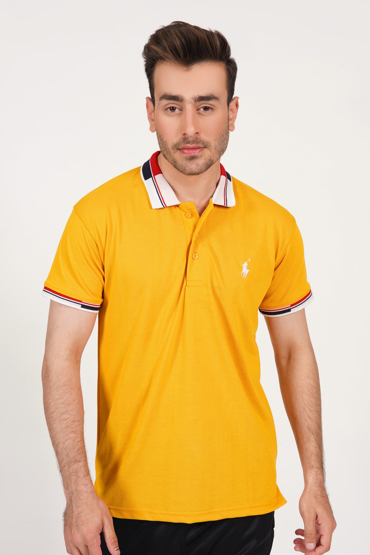 Polo collar shirt