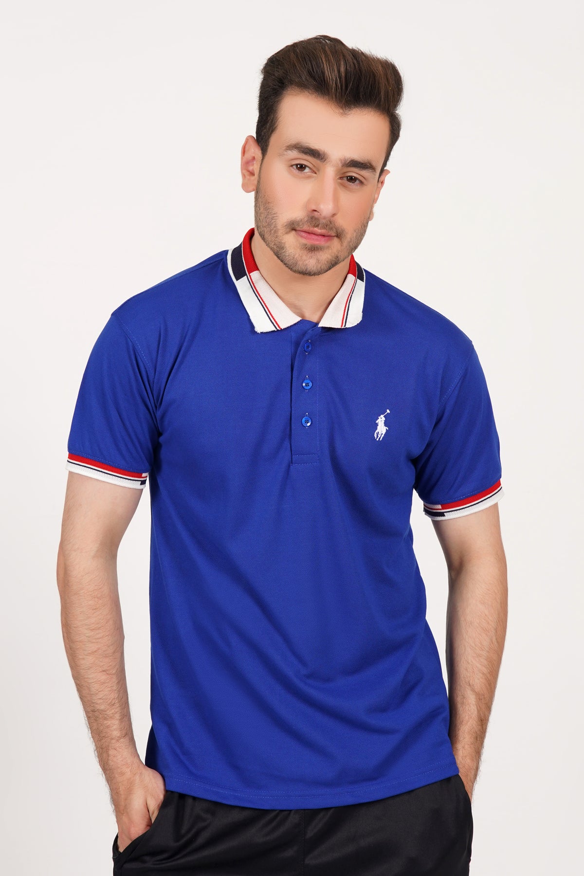 Polo collar shirt