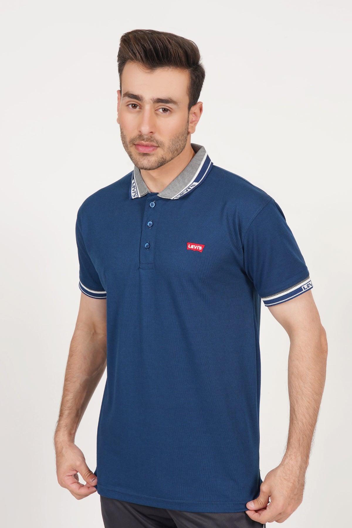 Polo collar shirt