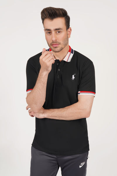 Polo collar shirt