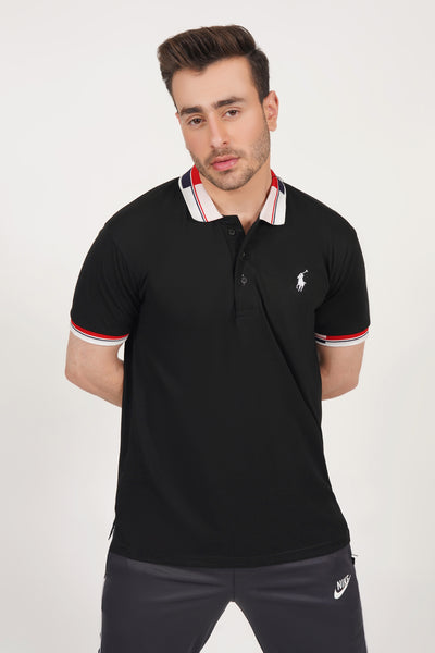 Polo collar shirt