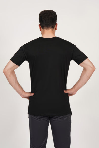 Polo T _shirt plain black