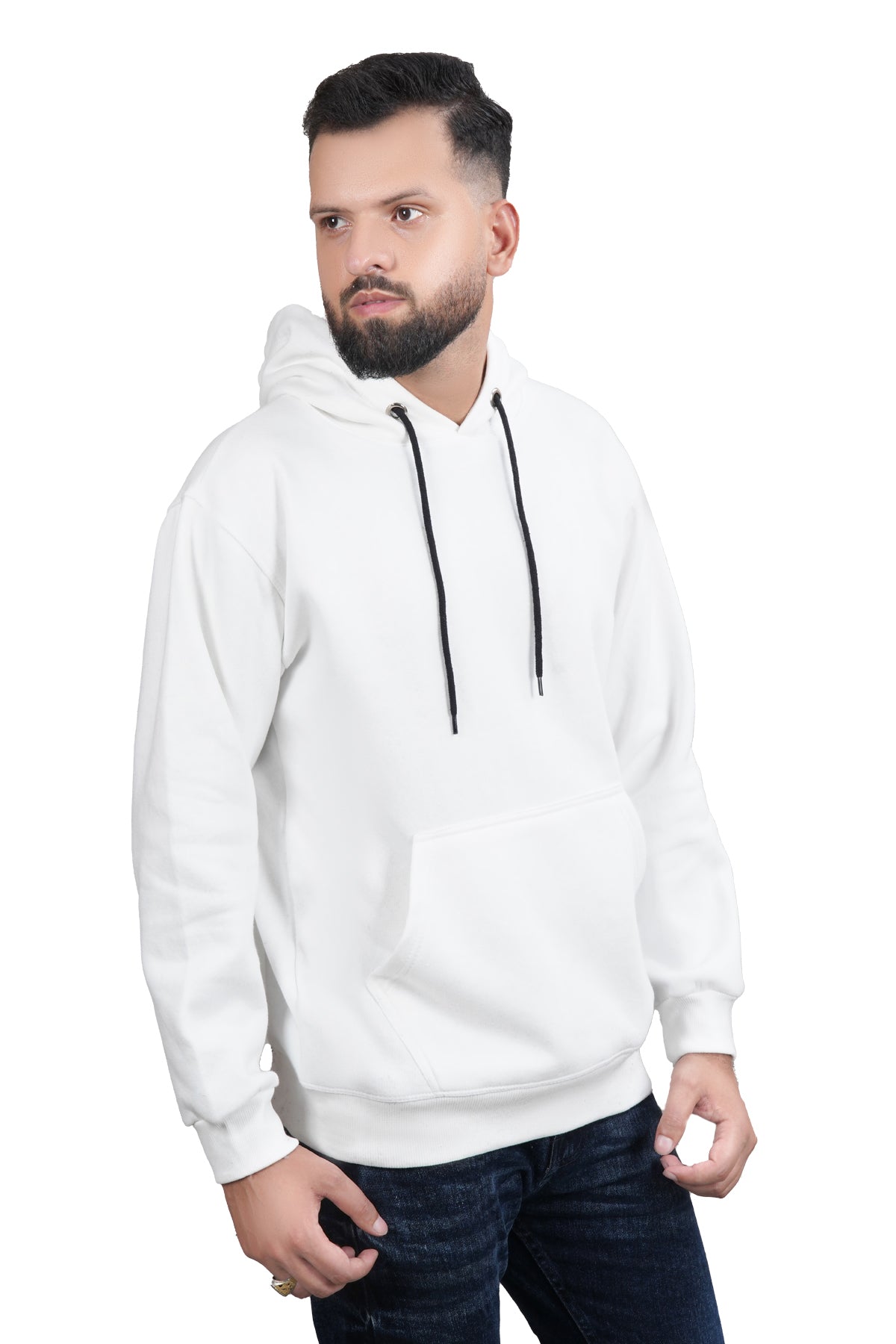 Plain hoodie premium quality cotton fleece