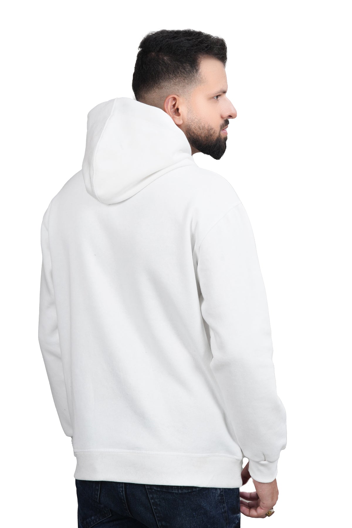 Plain hoodie premium quality cotton fleece