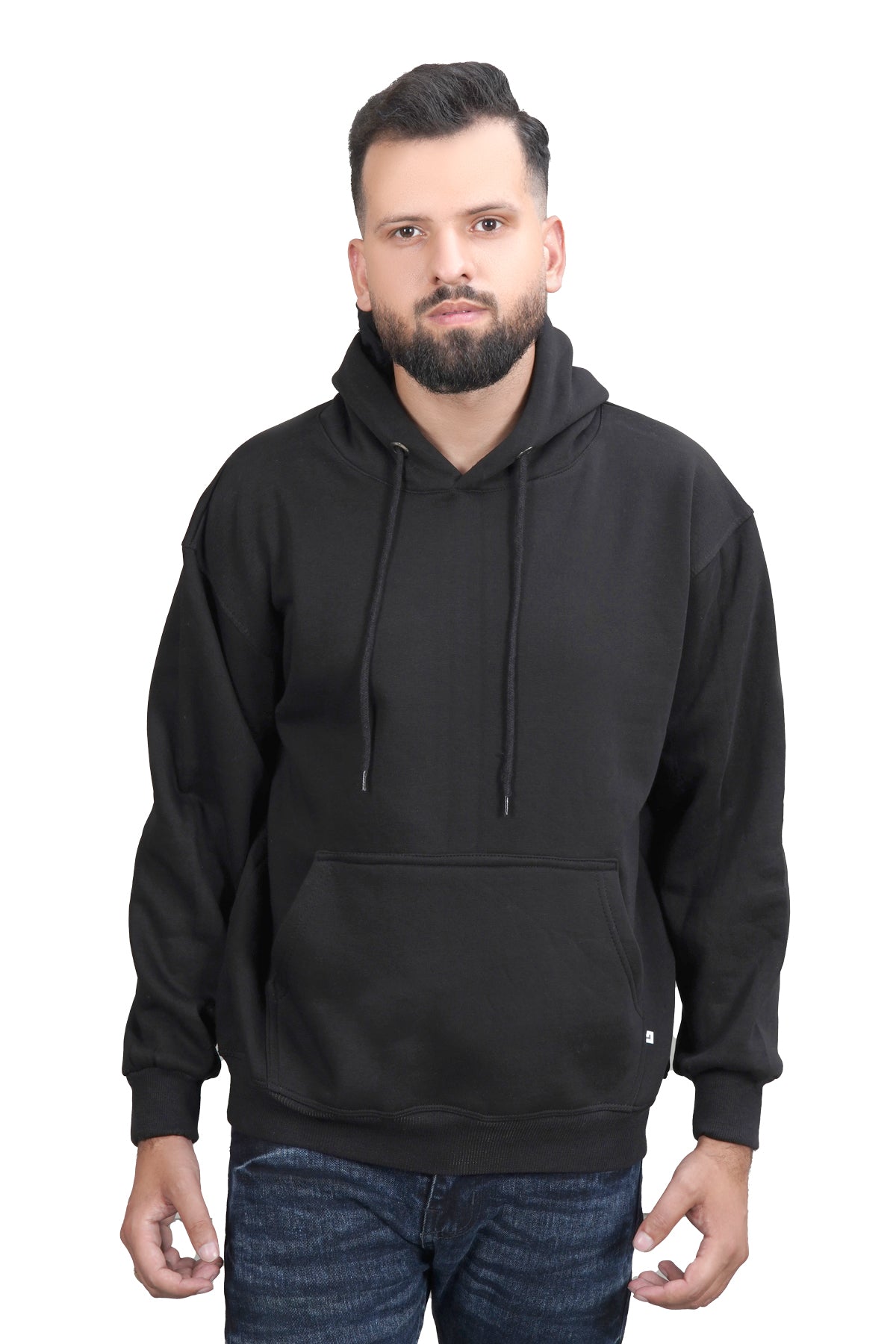 Plain hoodie premium quality cotton fleece