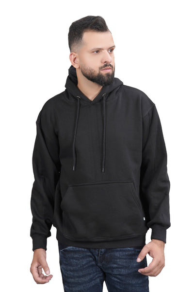 Plain hoodie premium quality cotton fleece