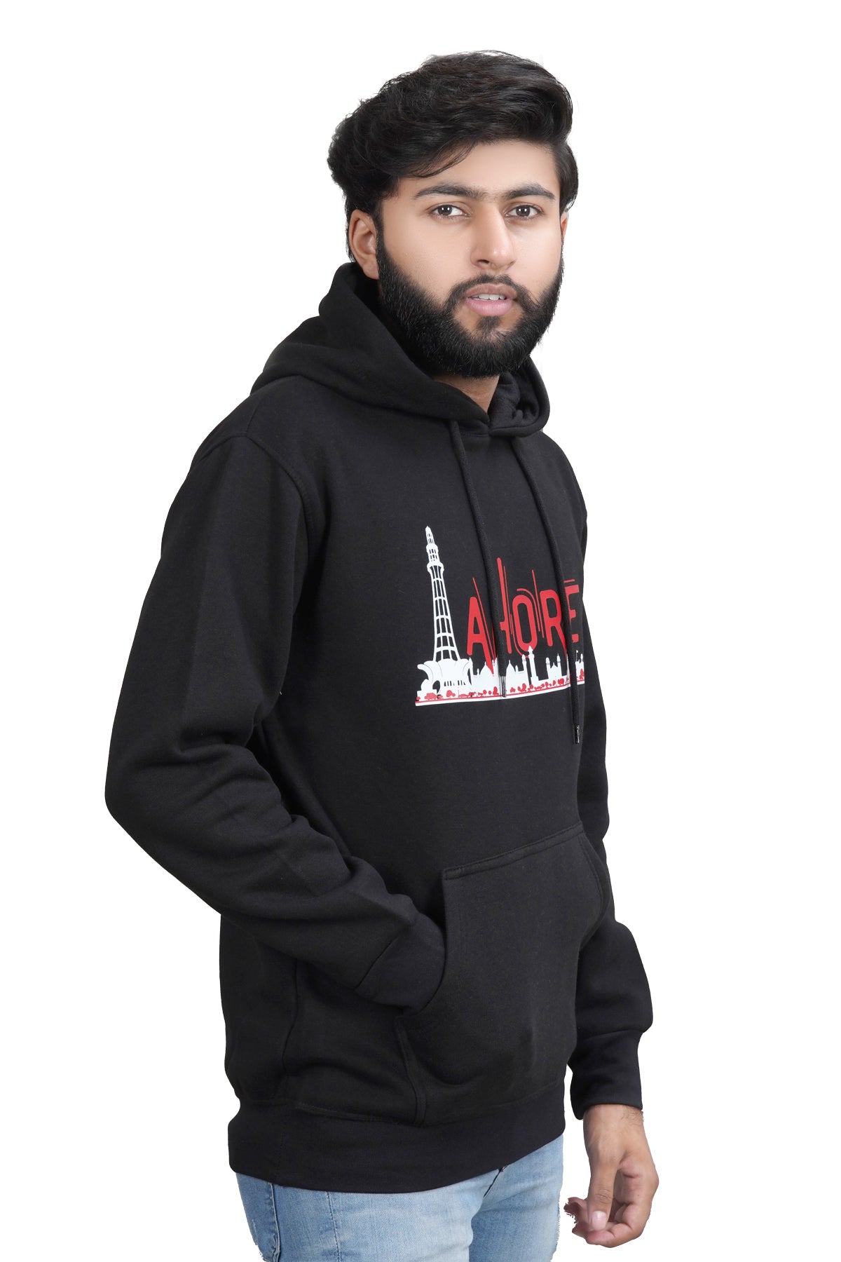 Lahore printed hoodie premium quality cotton fleece